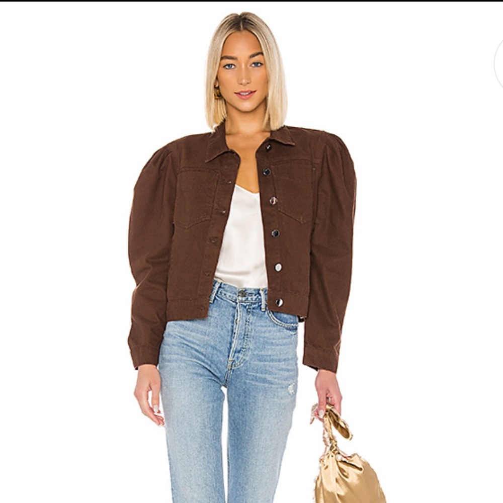 Oversized denim jacket